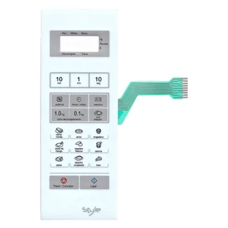 MEMBRANA TECLADO PARA MICROONDAS PANASONIC NNST 341 STYLE