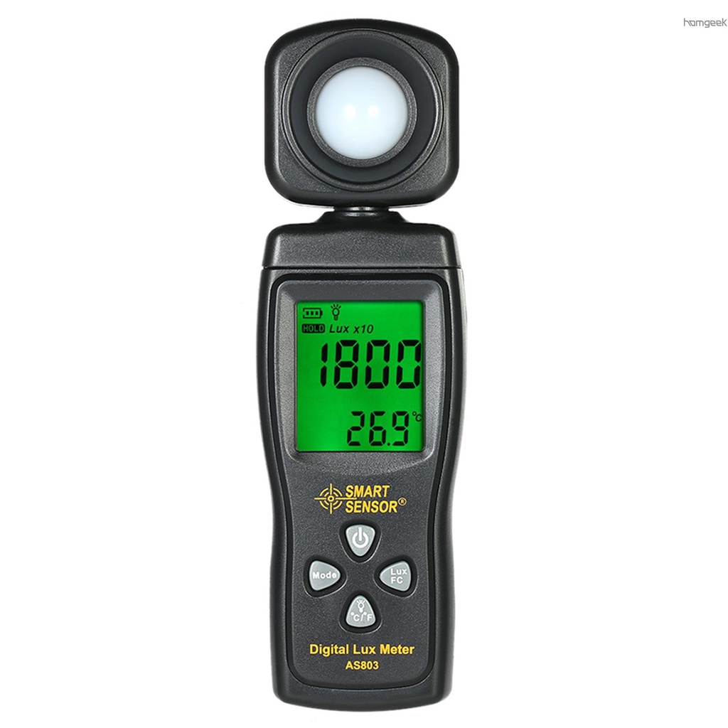 Sensor Inteligente Mini Lux Medidor Digital Display Lcd Handheld Ilumininômetro Luminômetro Fotometro Medidor De Luz Lux Medidor 0-2000