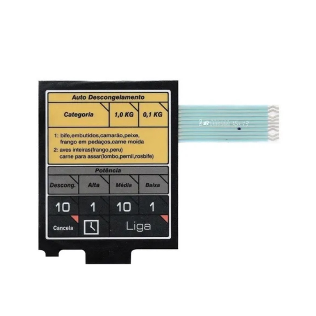 Membrana Teclado Microondas Brastemp Bmp61 Bmp 61 Bmp61 Nova* | Shopee ...