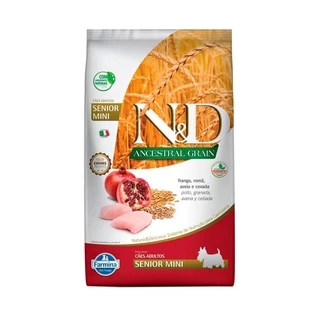 N&D ANCESTRAL CÃES SENIOR MINI FRANGO 2,5KG