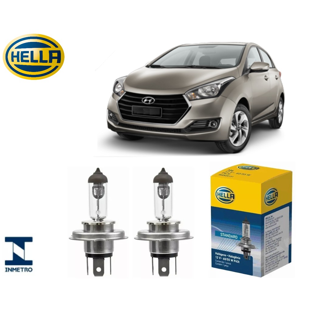 Lampada Farol Alto Baixo Hyundai HB20 2016 A 2019 Hella Par | Shopee Brasil