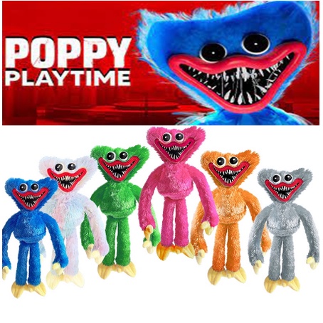 Poppy Playtime Jogo Brinquedos Boneco Pelúcia Huggy Wuggy Musical