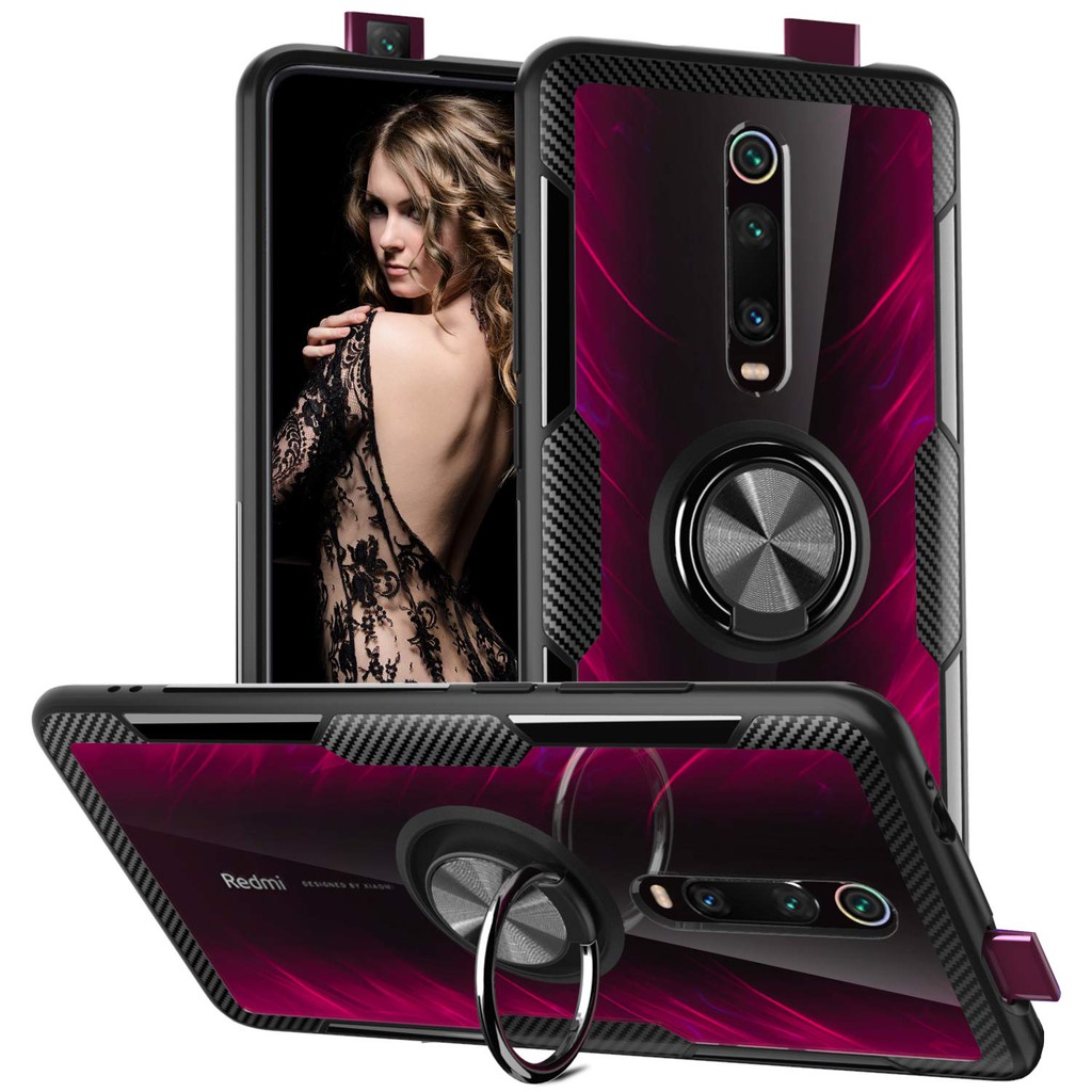 Capa Com Anel metal para Xiaomi Redmi K20/k20pro/mi 9t/mi 9t pro