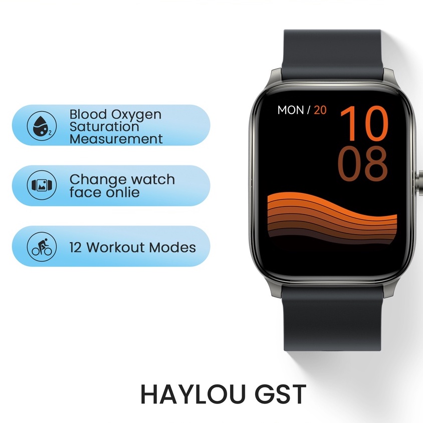 Relógio Smart Watch Haylou GST Global - Novo Lacrado | Shopee Brasil
