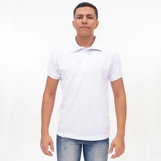 Camiseta Gola Polo Piquet P M G GG - Branco - Envio Rápido