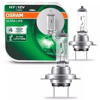 Par Lâmpada H7 Osram Ultra Life 3200k Garantia 4 anos