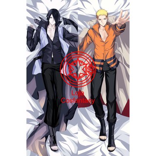 Dakimakura Hug Pillow Capa de Travesseiro Almofada de Anime Naruto - Sasuke  - Hinata - Konan - Kakashi - Sakura - Itachi