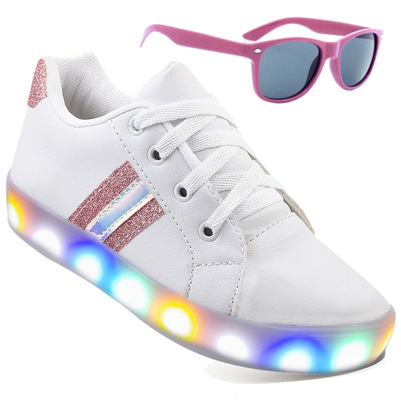 Tenis de led barato hot sale feminino