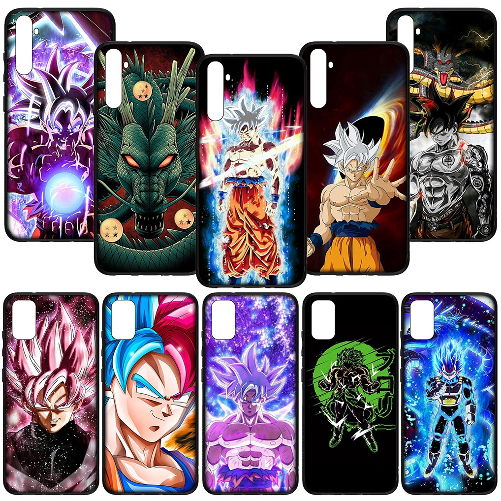 Soft Casing Motorola Moto G60 G50 G40 G30 G60S G100 EDGE S Black Cover FCB92 Dragon Ball Anime Goku DragonBall Z Phone Case