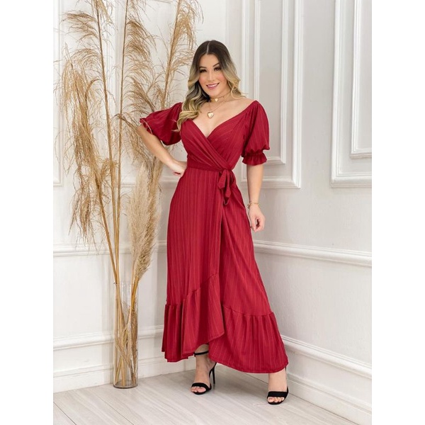 Vestido store feminino vermelho