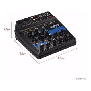 Mesa Crossover Stereo Mx Player Bluetooth Usb Mixer Som 4ch