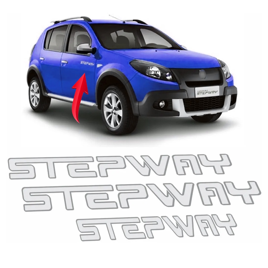 Kit Adesivo Faixa Renault Sandero Stepway Promoção | Shopee Brasil
