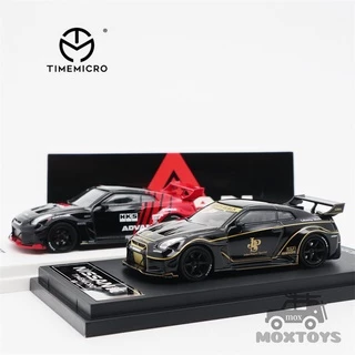 Presente 1: 64 Lbwk Nissan Gtr R35 Lb 3.0 Jps / Advan Diecast Modelo De Carro