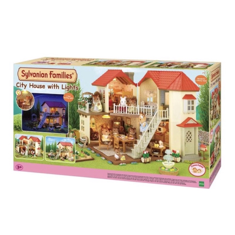 Sylvanian Families Casa Da Cidade Com Luzes - Epoch Magia