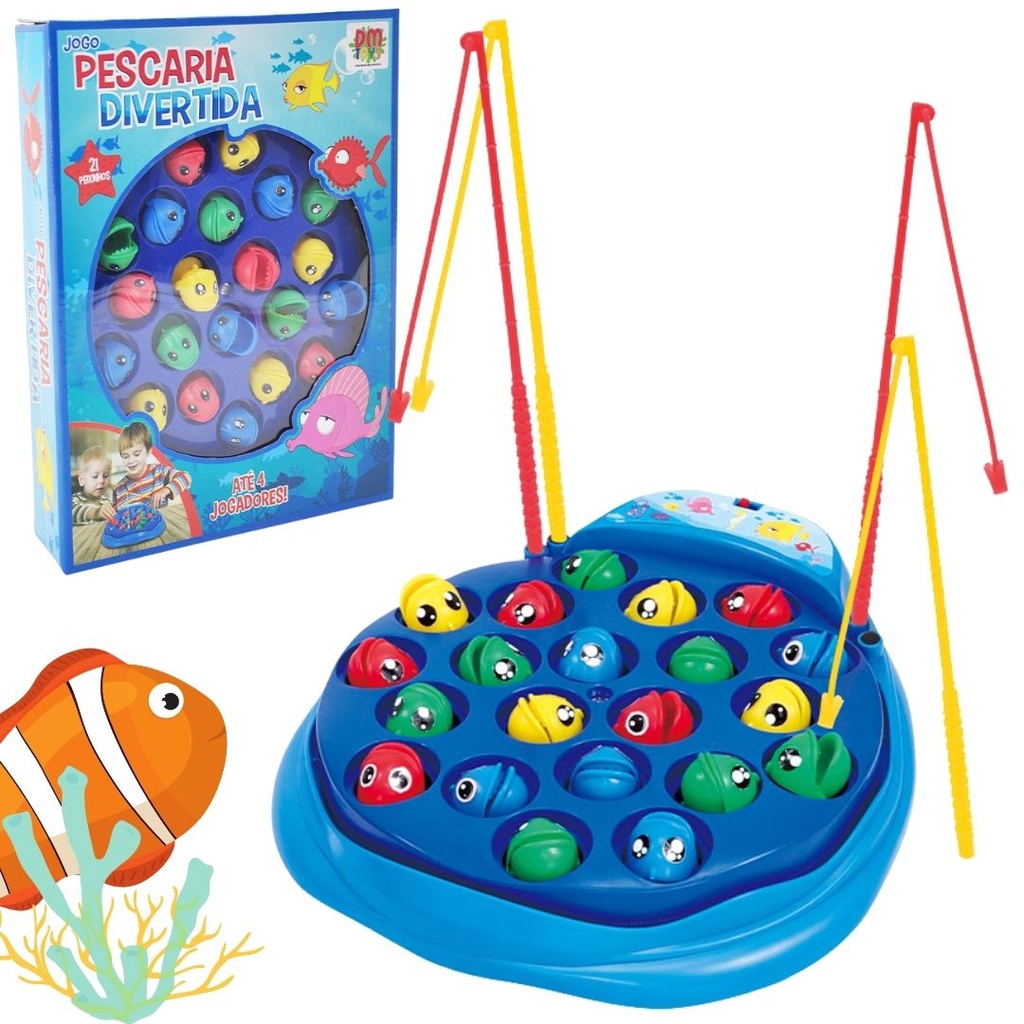 Brinquedo Jogo Pescaria Infantil Multijogador com Som Polibrinq - Outros  Jogos - Magazine Luiza
