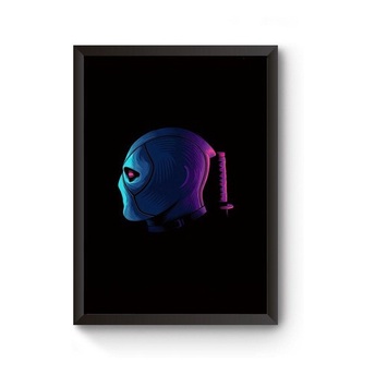 Poster Moldurado Deadpool Quadro A4 | Shopee Brasil