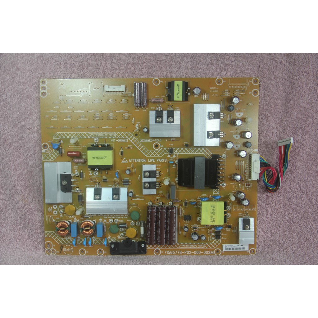Carte Alimentation Pour TV Philips 46PFL4208H/12 - Réf 715G5778-P02-000-002M - Occasion