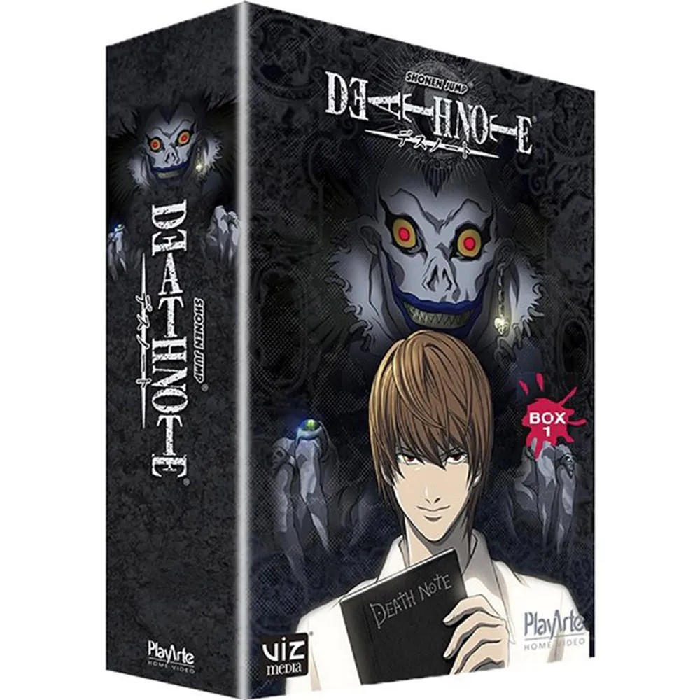 DVD Box Death Note PlayArte - Boxes 1, 2 e 3 - Coleção Completa