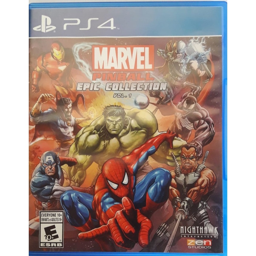 JEU PS4 MARVEL PINBALL EPIC COLLECTION VOLME 1