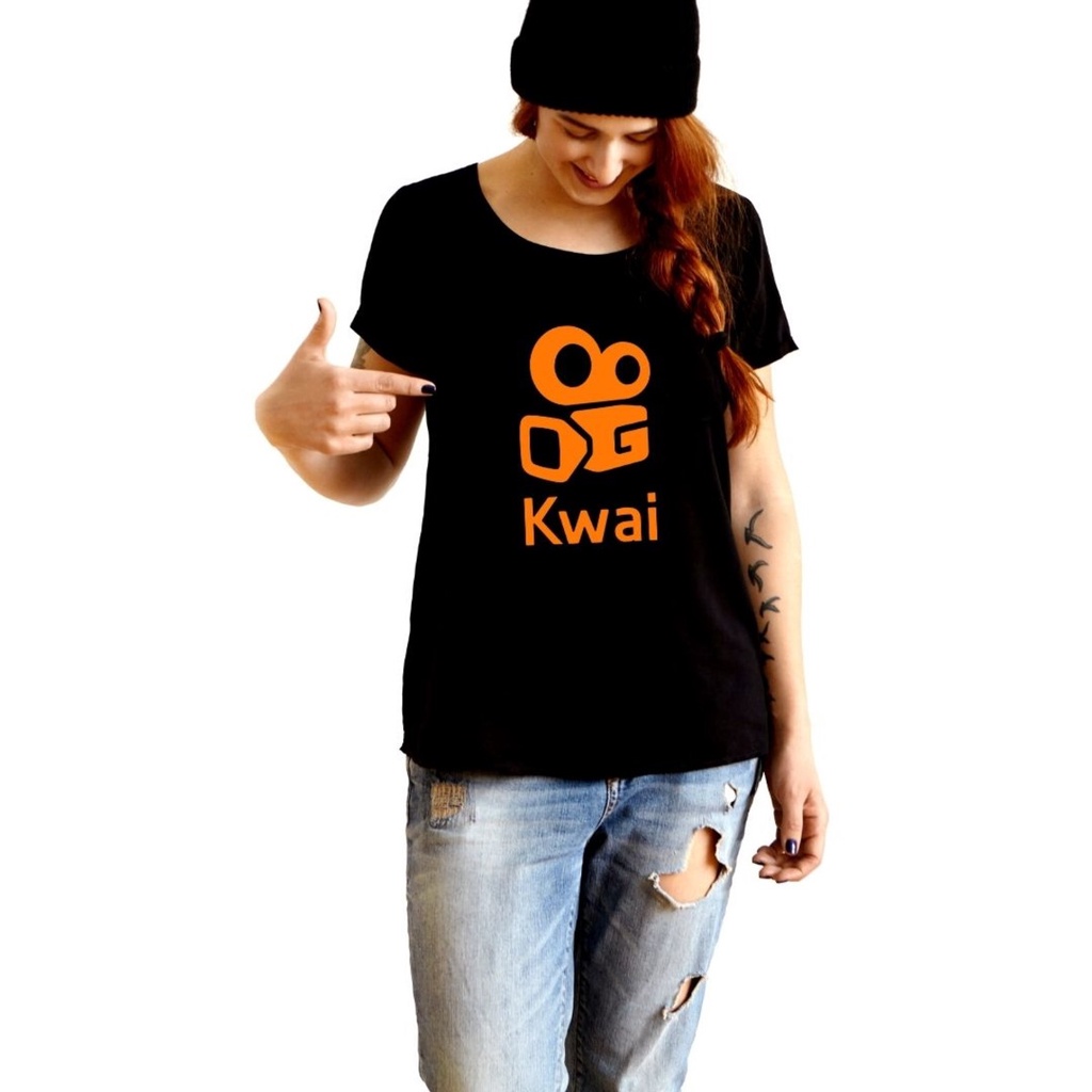 Camiseta Kwai Influencer Streamer Exclusiva Blusa Kwai