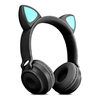 Fone Orelha de Gato Gatinho Cat 5.0 Bluetooth Ear Com Led Rgb Headphone  Original E11