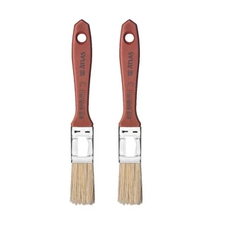 2 Trincha Pincel Verniz E Stain Atlas 3/4 Polegada 396