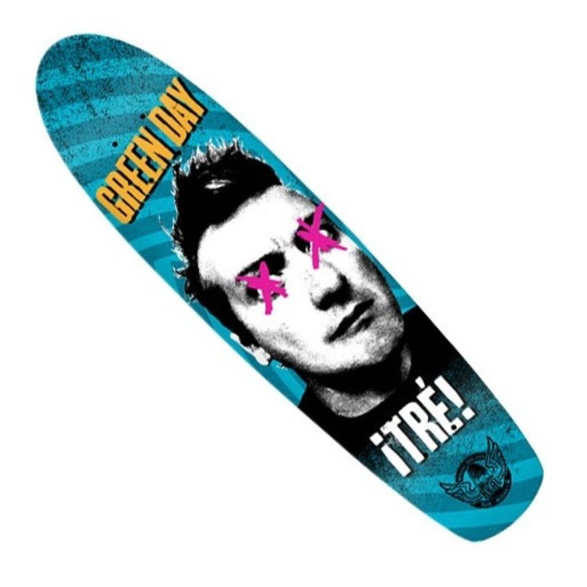 Shape Real Cruiser Green Day Tre 7.75x30 Skateboard Skate Maple