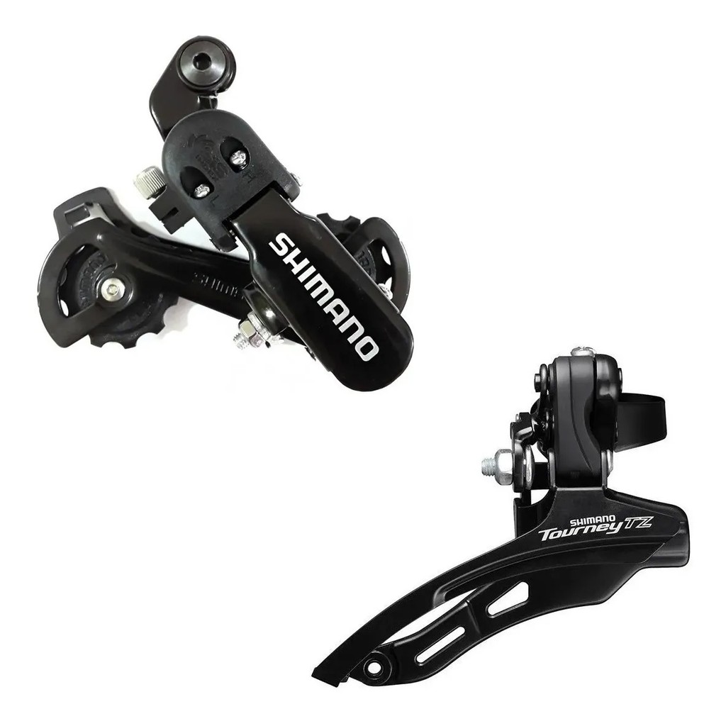 Cambios Shimano Tz500 Dianteiro Puxa Por Cima Tz31 Traseiro Original