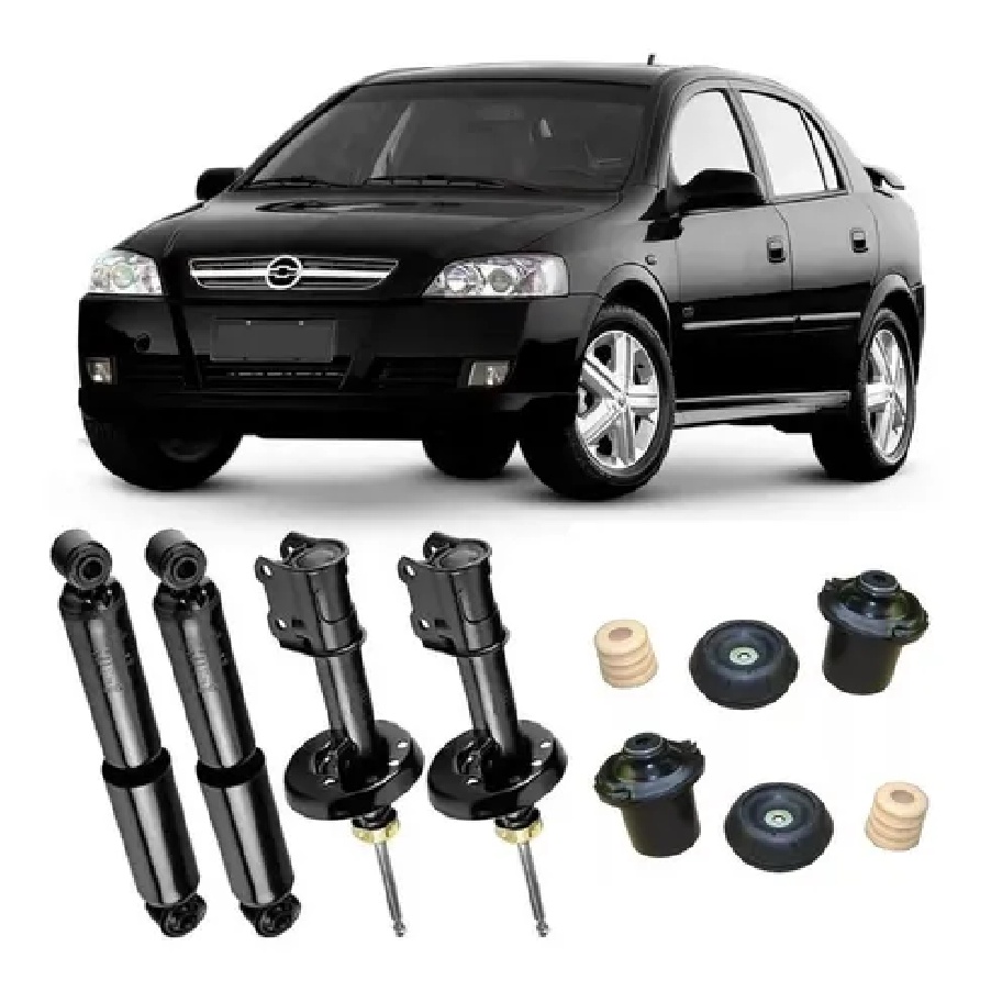 4 Amortecedor Kit Suspensão Astra 2004 2005 2006 2007 2008 | Shopee Brasil