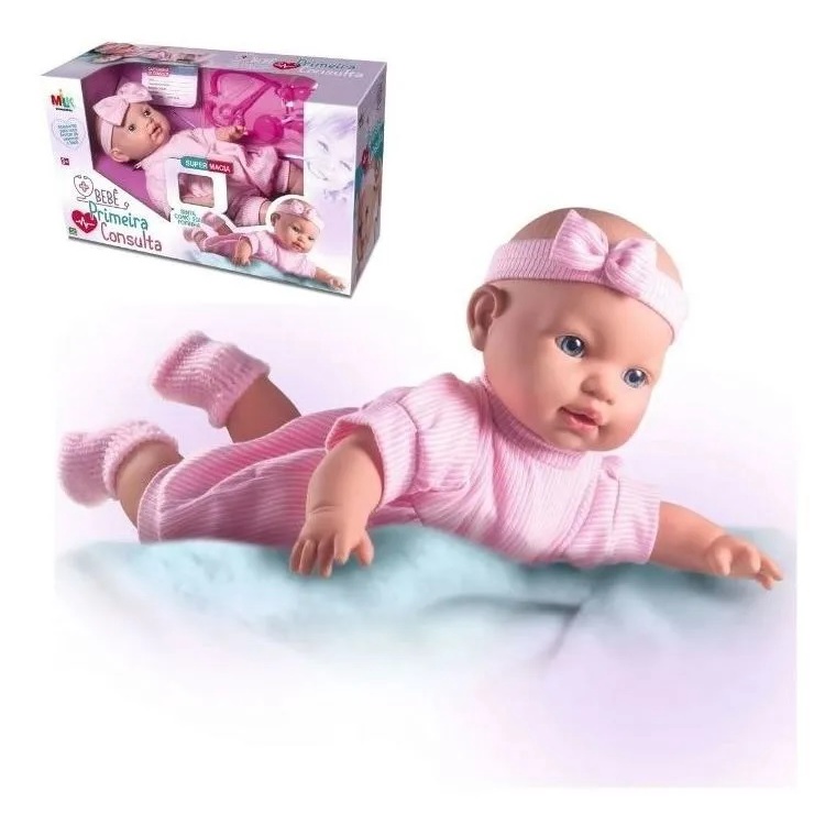 Boneca Bebe Reborn Laura Baby Dreams Nuno com Mecanismo Ri, Chora e Faz Som  - Shiny Toys 000685