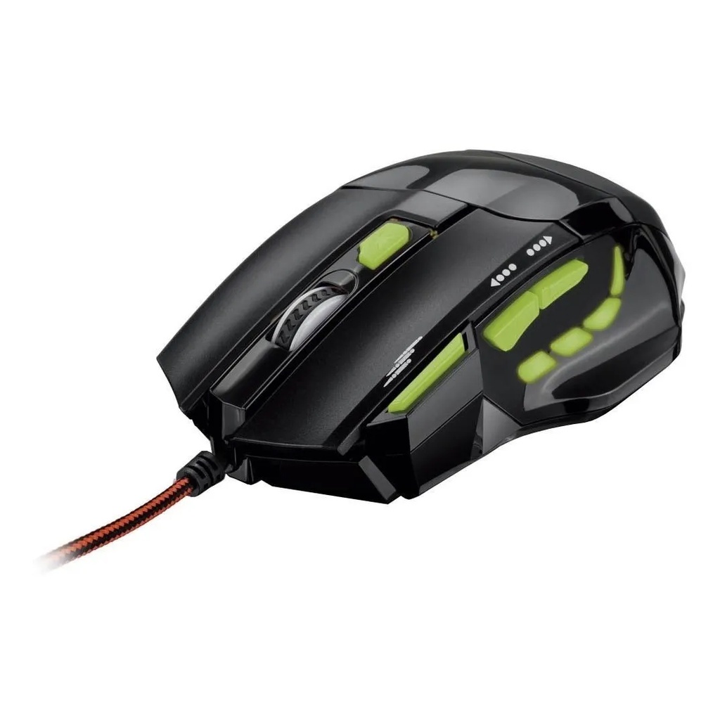 Mouse Laser Game Perfomance USB 2400DPI MO208 Preto