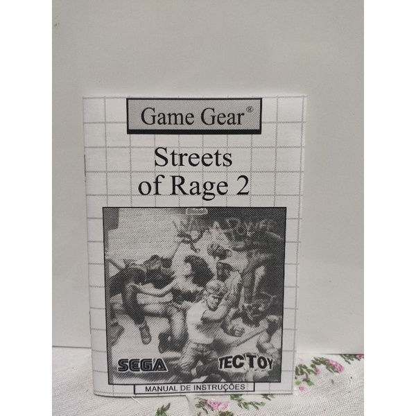 STREETS OF RAGE SEMINOVO - GAME GEAR