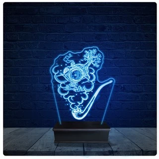 Luminária Led Acrilico Abajur - Senhor dos Anéis Hobbit 03