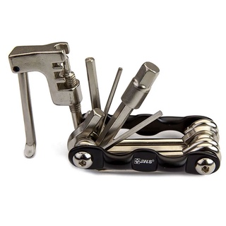 Kit Chave Canivete Extrator Com Chave Multiuso 12 Funções Saca Colocar Pino Corrente De Bike Bicicleta Ciclismo