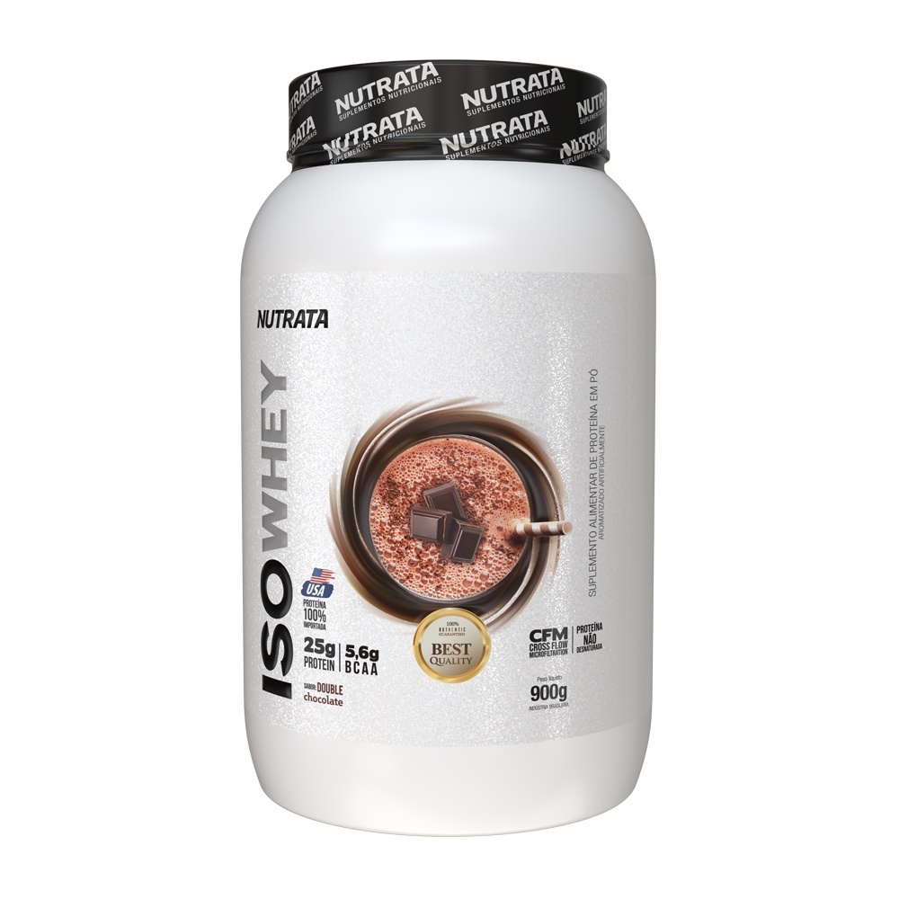 Whey Protein Isolado Iso Whey 900g – Nutrata