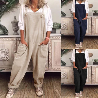 Macacão Folgado Feminino Plus Size