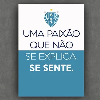 Paysandu Sport Club, Papão, Psc, Quadro, Pôster, Placa Decorativa 42x30xcm Mdf