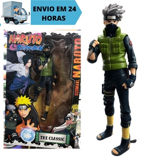 Boneco Sasuke Classico Não Articulado - Sasuke 18cm Naruto Classico  Colecionável Figure Action