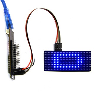 Módulo Matriz de LEDs 16x8 TM1640 Azul para Arduino/ESP | Shopee Brasil