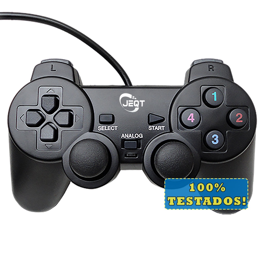 Controle pc usb anal gico c vibra o windows xp 7 8 10 11 raspberry pi