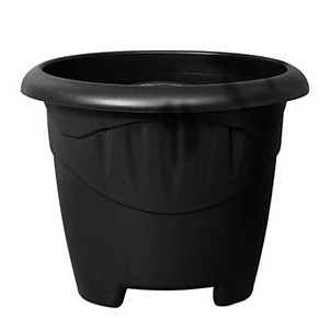 Vaso Redondo 09 Litros Plasmont - Preto