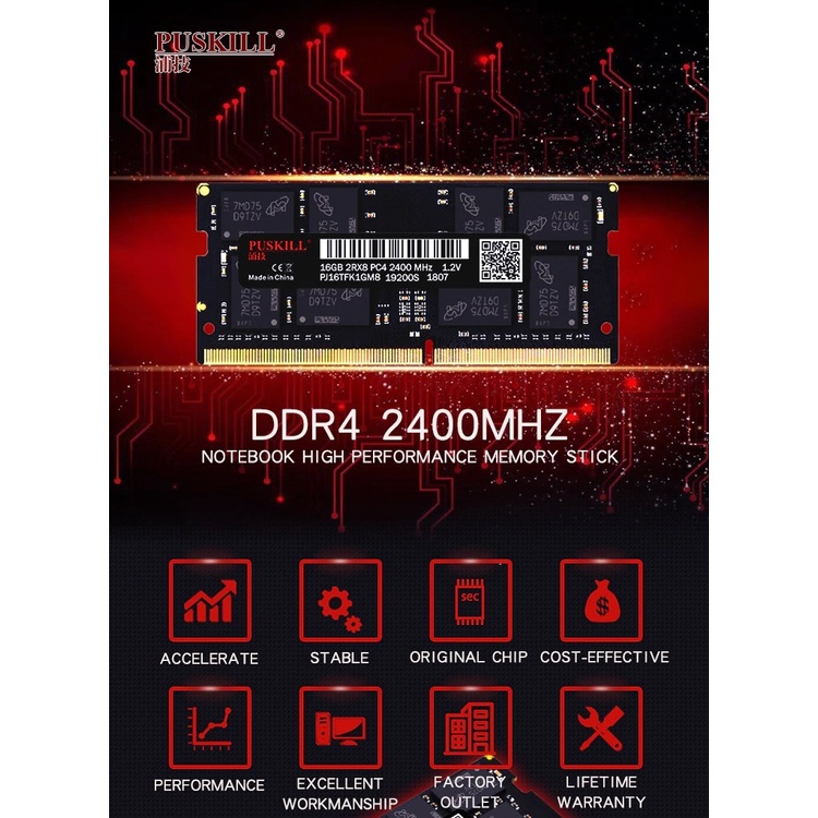 DDR4 8GB×2 PC2400 ノート用 Memória Ram Notebook Ddr4 8gb Pc2400 2400mhz Sodimm Goldkey