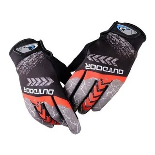 Luva ciclista mountain bike motociclista OUTDOOR ORIGINAL Anti derrapante Fechada Tamanho M