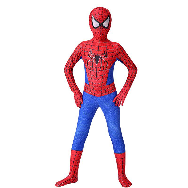 Fantasia Infantil De Ferro / Homem Aranha / Homem Peter Parker / Zentai Suit  Para Crianças E Adultos