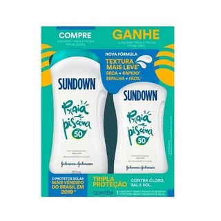 Sundown KIT FPS50 Praia e Piscina 200ML+SUNDOWN FPS50 120ML