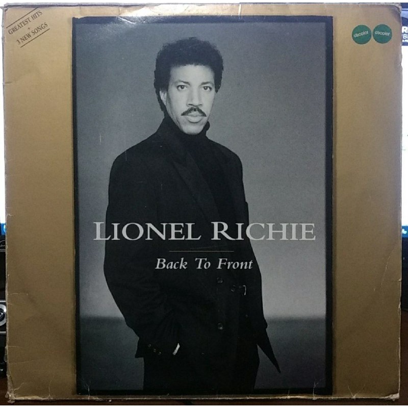 Disco De Vinil LP Lionel Richie Back To Front (álbum Duplo, Com Encarte ...