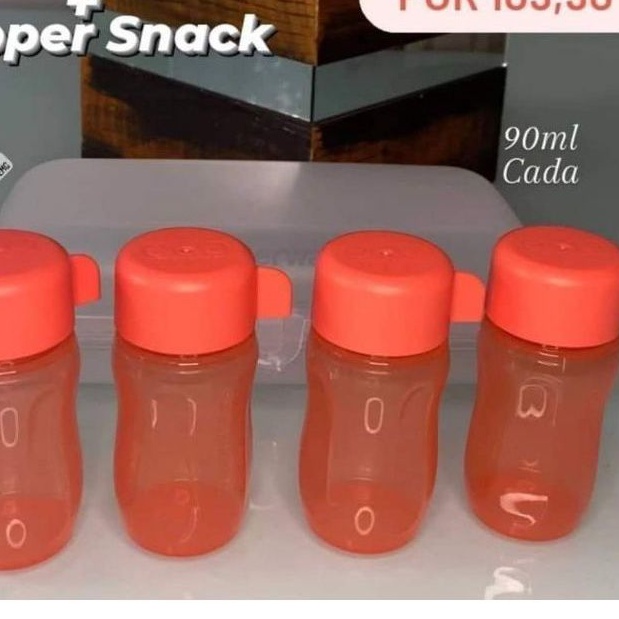 kit 4 mini eco tupper 90 ml tupperware | Shopee Brasil