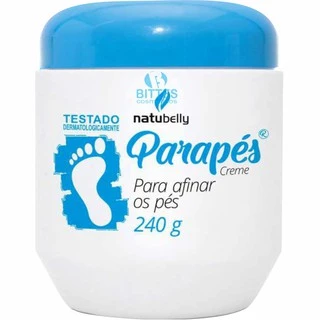 Parapés Creme para Afinar os Pés Natubelly Cosméticos 240g
