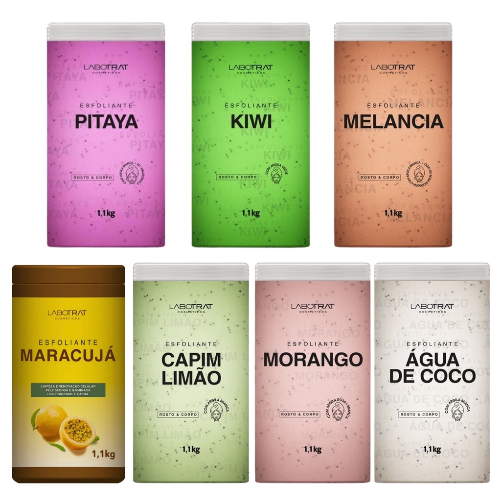 Esfoliante para Corpo e Rosto Labotrat 1,1Kg