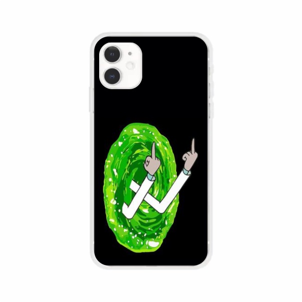 Rick And Morty Middle Finger Samsung Galaxy S10 / S10 Plus / S10e Case Cover